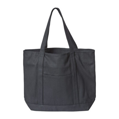 XL Zippered Cotton Canvas Resort Tote Thumbnail
