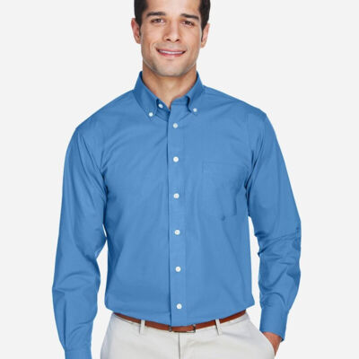 Men's Tall Crown Collection® Broadcloth Woven Dress Shirt Thumbnail