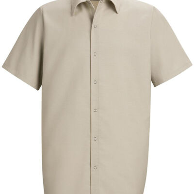 Men's Specialized Short Sleeve Pocketless Work Shirt Thumbnail