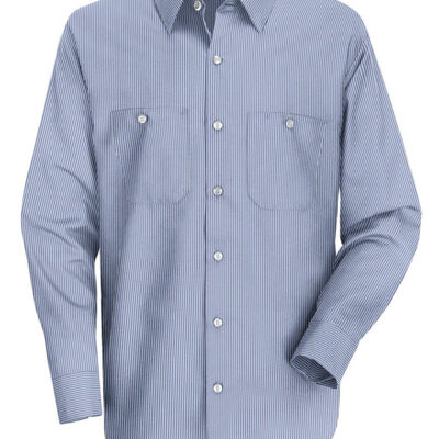 Men's Industrial Stripe Work Shirt Thumbnail