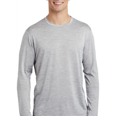 PosiCharge ® Long Sleeve Electric Heather Tee Thumbnail