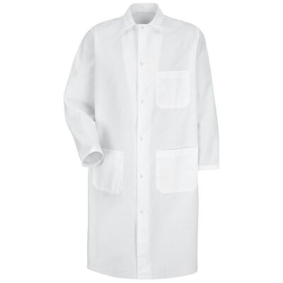 Unisex Butcher Coat with Exterior Chest Pocket Thumbnail