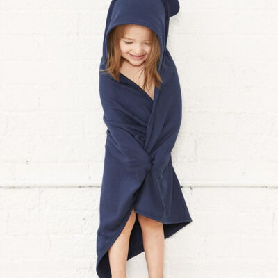 Terry Cloth Hooded Towel with Ears Thumbnail