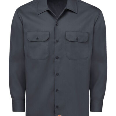 Men's Tall Long Sleeve Work Shirt Thumbnail