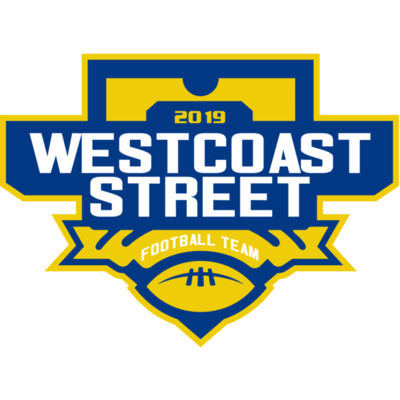 West Coast Street Football League logo template Thumbnail