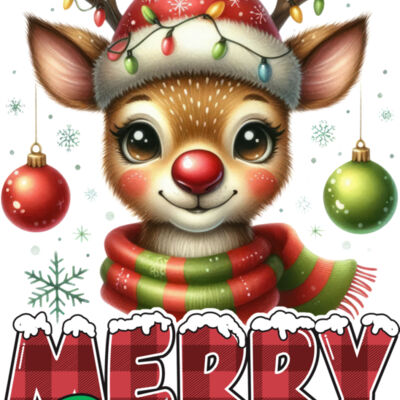 Merry Christmas Reindeer Thumbnail
