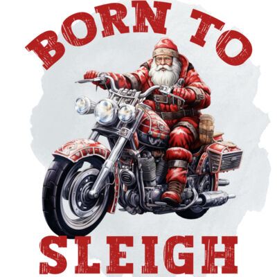 born to sleigh santa bike Thumbnail