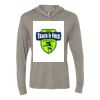 Unisex Triblend Hooded Long Sleeve Pullover T-Shirt Thumbnail