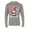 Unisex Triblend Hooded Long Sleeve Pullover T-Shirt Thumbnail