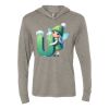 Unisex Triblend Hooded Long Sleeve Pullover T-Shirt Thumbnail