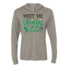 Unisex Triblend Hooded Long Sleeve Pullover T-Shirt Thumbnail