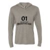 Unisex Triblend Hooded Long Sleeve Pullover T-Shirt Thumbnail