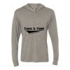 Unisex Triblend Hooded Long Sleeve Pullover T-Shirt Thumbnail
